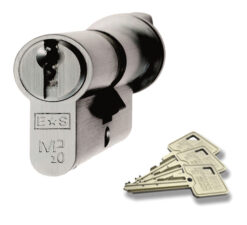 Eurospec MP10 Euro Profile British Standard 10 Pin Cylinders And Turn - Satin Chrome