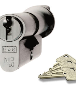 Eurospec MP10 Euro Profile British Standard 10 Pin Cylinders And Turn - Satin Chrome