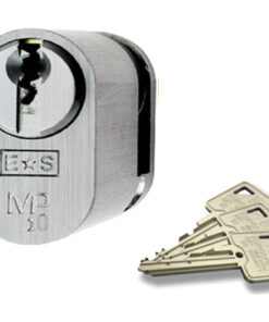 Eurospec MP10 Oval Profile British Standard 10 Pin Single Cylinders, (Various Sizes) Polished Chrome