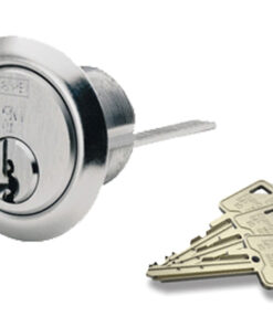 Eurospec 10 Pin Universal Rim Cylinder (32mm Diameter), Polished Brass, Polished Chrome OR Satin Chrome