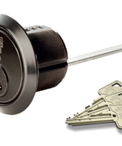 Eurospec MP10 Restricted 10 Pin Universal Rim Cylinders, (Various Sizes) Black