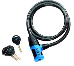 Eurospec Lockable Security Cable, (1200mm x 10mm)