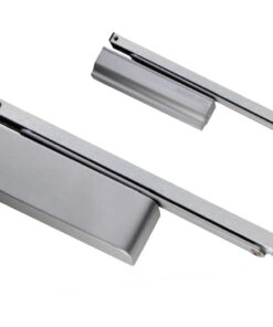 Eurospec Enduromax DDA Compliant Surface Mounted Slim H.E Door Closer, Spring Variable Power Size 2-4, Various Finishes