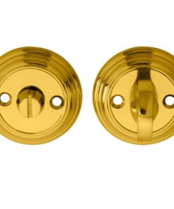 Delamain Large Thumbturn & Release (55mm Diameter), Polished Brass