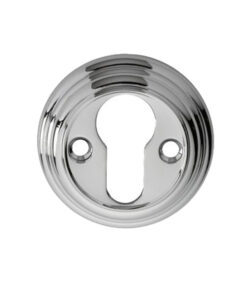 Delamain Euro Profile Escutcheon, Polished Chrome