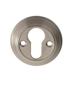 Delamain Euro Profile Escutcheon, Satin Nickel