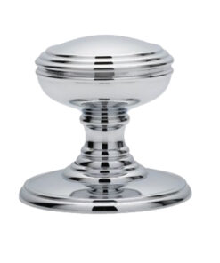 Delamain Plain Concealed Fix Mortice Door Knob, Polished Chrome (sold in pairs)