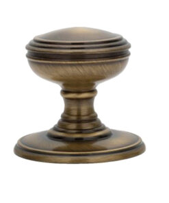 Delamain Plain Concealed Fix Mortice Door Knob - Florentine Bronze (sold in pairs)