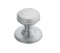 Fingertip Delamain Plain Cupboard Knob (26mm, 31mm OR 37.5mm), Satin Chrome