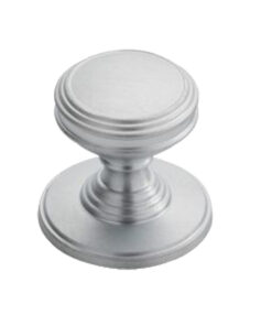 Fingertip Delamain Plain Cupboard Knob (26mm, 31mm OR 37.5mm), Satin Chrome