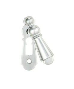 Large Covered Standard Profile Escutcheon, Polished Chrome
