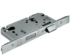 Eurospec DIN Euro Profile Sashlock (Architectural), Satin Stainless Steel