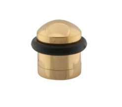 Floor Mounted Door Stop (35mm Height), Polished Brass