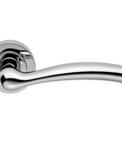 Manital Easy Polished Chrome, Satin Chrome Or Polished Brass Door Handles (sold in pairs)