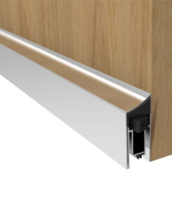 Eurospec Intumescent Plus 51dB (Mortice) Drop Down Seal (Various Lengths), Satin Anodised Aluminium