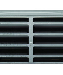 Eurospec Intumescent Air Transfer Vent Grille (Various Sizes) - Silver Finish