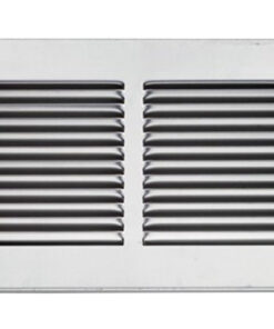 Eurospec Louvre Grills For Intumescent Air Transfer Grilles (Various Sizes), Silver