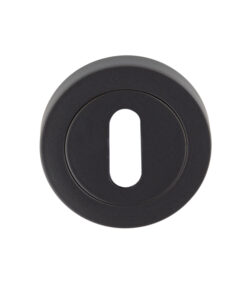 Serozzetta Standard Profile Escutcheons, Matt Black