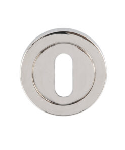 Serozzetta Standard Profile Escutcheons, Polished Nickel