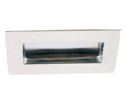 Eurospec Steelworx Retangular Flush Pull (102mm x 51mm), Polished Stainless Steel