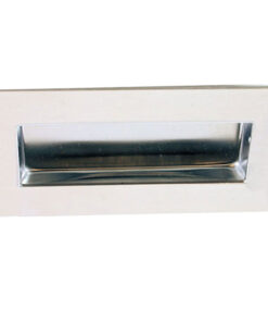 Eurospec Steelworx Retangular Flush Pull (102mm x 51mm), Polished Stainless Steel