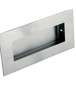 Eurospec Steelworx Retangular Flush Pull (102mm x 51mm), Satin Stainless Steel