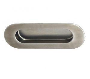 Eurospec Steelworx Radius Flush Pull (120mm x 41mm), Satin Stainless Steel