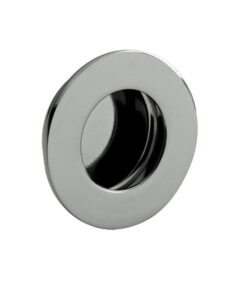 Eurospec Steelworx Circular Flush Pull (50mm OR 80mm Diameter), Polished Stainless Steel