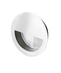 Eurospec Steelworx Circular Flush Pull (90mm Diameter), Polished Stainless Steel