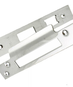 Eurospec Forend & Strike Pack For BAS/ESS/LSS/OSS 3 Lever Architectural Sash Locks, Polished Stainless Steel