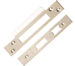 Eurospec Forend & Strike Pack For BAS/ESS/LSS/OSS 3 Lever Architectural Sash Locks, Satin Brass