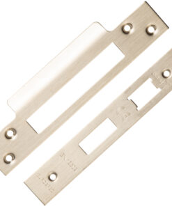Eurospec Forend & Strike Pack For BAS/ESS/LSS/OSS 3 Lever Architectural Sash Locks, Satin Brass