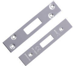 Eurospec Forend & Strike Pack For EDS/LDS 3 Lever Architectural Dead Locks, Polished Stainless Steel