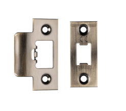 Eurospec Forend & Strike Pack For TLS Heavy Duty Tubular Latches, Antique Brass