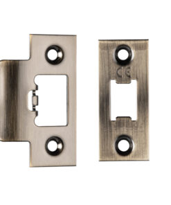 Eurospec Forend & Strike Pack For TLS Heavy Duty Tubular Latches, Antique Brass