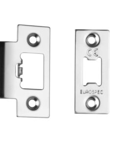 Eurospec Forend & Strike Pack For TLS Heavy Duty Tubular Latches - Polished Stainless Steel