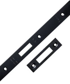Eurospec Forend & Strike Pack For DLS DIN Euro Deadlock, Matt Black