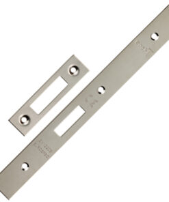 Eurospec Forend & Strike Pack For DLS DIN Euro Deadlock, Satin Stainless Steel