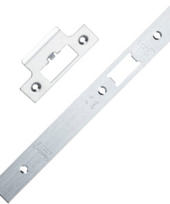 Eurospec Forend & Strike Pack For DLS DIN Latch, Satin Stainless Steel