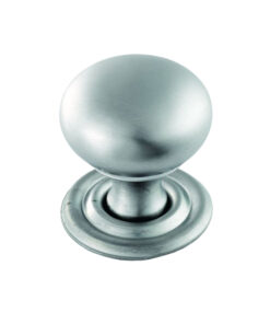 Fingertip Hollow Victorian Cupboard Knob, Satin Chrome