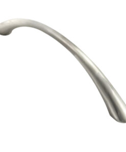 Fingertip Waisted Bow Cabinet Pull Handles (128mm OR 224mm C/C), Satin Nickel