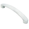 Fingertip Radiused End Flat Bow Cabinet Pull Handle (128mm C/C), Polished Chrome