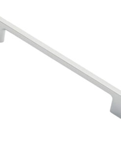 Fingertip Slim D Cabinet Pull Handles (160mm, 192mm OR 256mm C/C), Satin Nickel