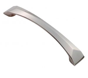 Fingertip Solo Cabinet Pull Handle (126mm C/C), Satin Nickel