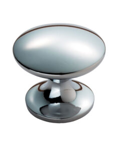 Carlisle Brass Fingertip Silhouette Cupboard Knob - Polished Chrome