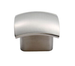 Fingertip Helio Cupboard Knob - Satin Nickel