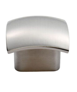 Fingertip Helio Cupboard Knob - Satin Nickel
