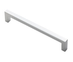 Fingertip Block Cabinet Pull Handles (160mm OR 320mm C/C), Polished Chrome