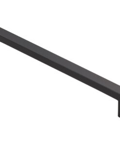 Fingertip Block Cabinet Pull Handles (160mm OR 320mm C/C), Matt Black