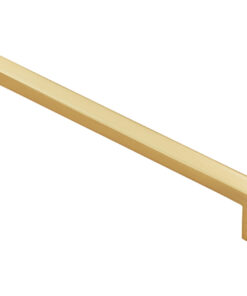 Fingertip Block Cabinet Pull Handles (160mm OR 320mm C/C), Satin Brass